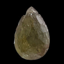 Load image into Gallery viewer, Sapphire 4.1ct Color Change Gemstone Briolette | 12x=x5mm | Green Clear | 1 Bead