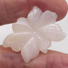 Load image into Gallery viewer, Peruvian Opal 15cts Flower | 33x26x4mm | Pink | 1 Pendant Bead