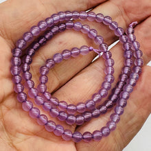 Load image into Gallery viewer, Chalcedony AAA Rare Bead Parcel | 4mm | Purple | 6 Beads |