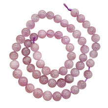 Load image into Gallery viewer, Kunzite AAA Round Bead Strand | 6mm | Lavender | 59 Beads |