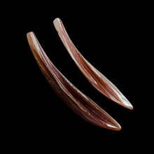 Load image into Gallery viewer, 1 Designer Blade Cut Pink Mussel Shell Pendant Bead 4423B