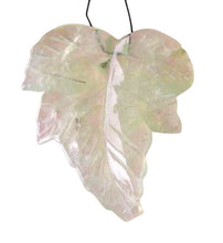 Load image into Gallery viewer, Stunning Druzy Green Prehnite Leaf Briolette Bead 009885S