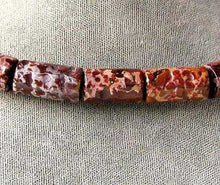 Load image into Gallery viewer, Wild Exotic Tiger Jasper Carved Tube Bead |18x10mm | 1 Bead |