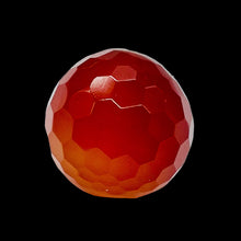 Load image into Gallery viewer, Disco Ball Facet! 18mm Natural Carnelian Bead 7261A