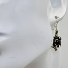 Load image into Gallery viewer, Stellar! Black Onyx Sterling Silver Drop/Dangle Earrings | 1 1/2" Long |