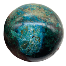 Load image into Gallery viewer, Chrysocolla 645g Sphere | 3&quot; | Green Blue | 1 Collector&#39;s Item |
