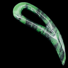 Load image into Gallery viewer, Ruby Zoisite Comma Pendant Bead | 94x28x6mm | Green Red | 1 Pendant Bead |