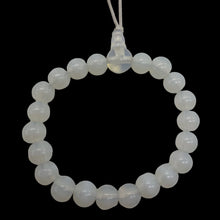 Load image into Gallery viewer, Opalized Glass 7" Strand Round Beads | 8mm | Opalized White | 21 Beads |