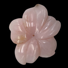 Load image into Gallery viewer, Pink Peruvian Opal Carved 34cts Flower Pendant Bead | 35x32x4mm | Pink | 1 Bead|
