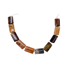 Load image into Gallery viewer, Natural Patterned Peach Chalcedony Bead 8 inch Strand 009327HS