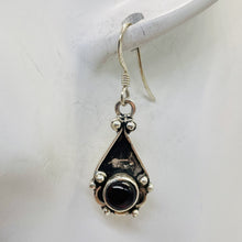 Load image into Gallery viewer, Stellar Red Garnet Sterling Silver Drop/Dangle Earrings | 1 1/4" Long |