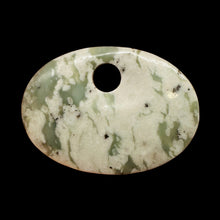 Load image into Gallery viewer, Harmony Stone Oval Centerpiece Bead - Snowy Lands| 63x45x8mm | 1 Bead |