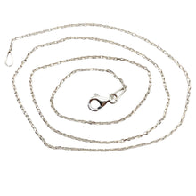 Load image into Gallery viewer, 16" Italian Made 1.2 Grams Solid Sterling Silver 1mm Open Cable Chain | 16 inch|