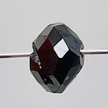 Load image into Gallery viewer, 1 Fancy Color 0.43cts Natural Black Diamond Roundel Bead 9892H