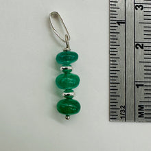 Load image into Gallery viewer, Emerald AAA Gemstone Pendant with Sterling Silver Findings| 3/4" Long |