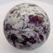 Load image into Gallery viewer, Garnet Crystal 597g Sphere | 2 7/8" | Red White | 1 Collector's Item