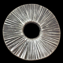 Load image into Gallery viewer, Glam Silver Thai Hill Tribe Pi Circle Pendant Bead 8608