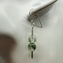 Load image into Gallery viewer, Sparkling Actinolite Quartz Sterling Silver Earrings | 1 1/2" long | 1 Pair |