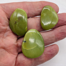 Load image into Gallery viewer, Turquoise Faustite Freeform Beads| 38x28 to 33x24mm| Chartreuse, Black| 3 Beads|