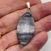 Load image into Gallery viewer, Mookaite Stormy Weather Sterling Silver Marquise | 2 1/4" Long | Gray Black |