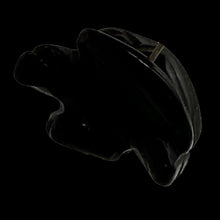 Load image into Gallery viewer, 2 Soaring Carved Onyx Eagle Animal Beads | 18x18x7mm | Silver black