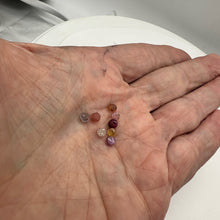 Load image into Gallery viewer, Fancy Natural Sapphire Faceted Bead Parcel | Pink | 4x2.5mm | 8 Beads|