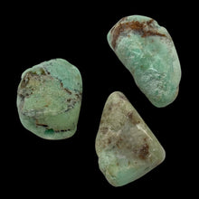 Load image into Gallery viewer, Designer Natural Chrysoprase Beads | 206cts | 35x25x15 to 33x25x9mm | 3 Beads |