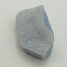 Load image into Gallery viewer, Chalcedony Druzy 17ct Designer Cut Pendant Bead | 22x13x9mm | Blue | 1 Bead |