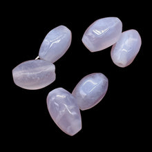 Load image into Gallery viewer, Blue Chalcedony Native Faceted Oval Beads | 7x11mm | Blue | 6 Beads |