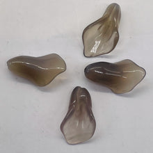 Load image into Gallery viewer, Chalcedony Calla Lily Flower Beads | 22x11x2.5mm | White Green | 4 Beads |