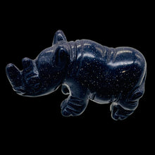 Load image into Gallery viewer, Hand-Carved Sparkling Standing Rhinosceros | 1 Figurine | | 1" Tall | Purple