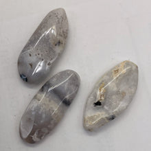Load image into Gallery viewer, Ocean Jasper Old Stock Long Oval Beads| 45x22x6 to38x20x7mm| White, Gray|3 Beads