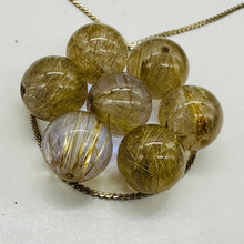 Load image into Gallery viewer, Gem Quality Golden Rutilated Quartz Round Bead | 13mm | 1 Bead |