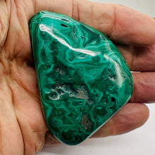 Load image into Gallery viewer, Malachite 145g Polished FreeForm Gemstone| 73x54x17mm | Green| Display Specimen|