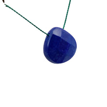 Load image into Gallery viewer, 1 Natural, Untreated Lapis Lazuli Flat Faceted Briolette 6856