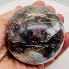 Load image into Gallery viewer, Garnet Crystal 645g Sphere | 3" | Red White | 1 Collector's Item |
