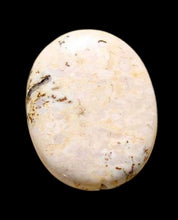 Load image into Gallery viewer, 1 Fantastic Plume 40x30x8mm Agate Flat Oval Pendant Bead 7578C