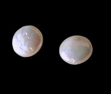 Load image into Gallery viewer, 2 Exquisite 11.5mm Creamy White FW Coin Pearls 4756