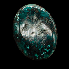 Load image into Gallery viewer, Turquoise Natural Focal 24g Nugget Bead | 42x32x12mm | Blue, Black | 1 Bead |