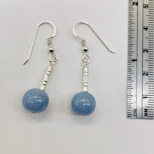 Load image into Gallery viewer, Angelite Sterling Silver Dangle Earrings | Blue | 1 1/2" Long | 1 Pair |