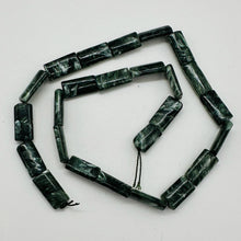 Load image into Gallery viewer, Siberia Premuim Russian 16x8mm Seraphinite Bead Strand 108992