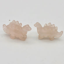 Load image into Gallery viewer, Lovely Dinosaur Rose Quartz Stegosaurus Figurine | 21x11x8mm | Pink