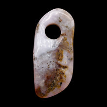 Load image into Gallery viewer, Peruvian Opal 15g Abstract Cut | 56x29x6mm | White. Gray, Pink | 1 Pendant Bead|