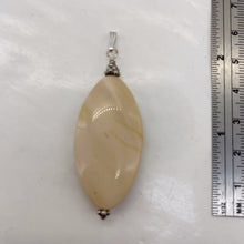Load image into Gallery viewer, Mookaite Australian Sterling Silver Marquise Cut Pendant | White | 2 1/4" Long |