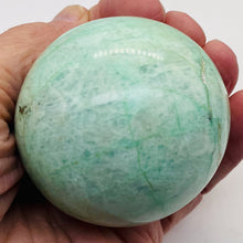 Load image into Gallery viewer, Lemon Chrysoprase Crystal 372g Sphere | 2 7/16" | Yellow | 1 Collector's Item |