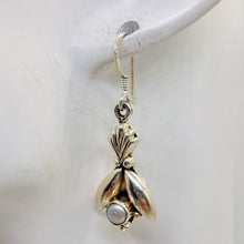 Load image into Gallery viewer, Fresh Water Pearl Sterling Silver Drop Earrings | 1 1/2" Long | White | 1 Pair |
