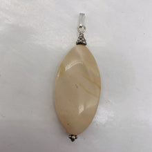 Load image into Gallery viewer, Mookaite Australian Sterling Silver Marquise Cut Pendant | White | 2 1/4" Long |
