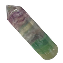 Load image into Gallery viewer, Stimulating! Multi-Hued Fluorite 29g Massage Crystal | 60x14mm |