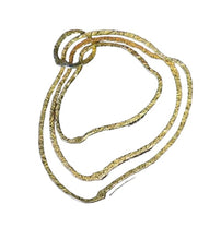 Load image into Gallery viewer, Hammered 22K Vermeil Loop Earring Component Piece 10287