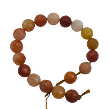 Load image into Gallery viewer, 18 Spectacular Autumn Jade Faceted Beads 005665